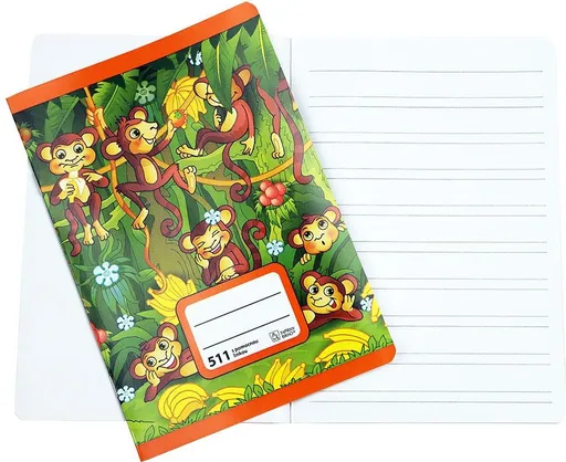 Zošit 511-B A5 jedna pomocná linka 10 listov