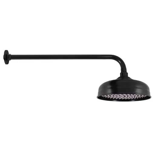 Hlavová sprcha RAV SLEZÁK vrátane sprchového ramená čierna matná SK3020CMAT