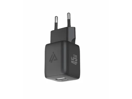 Adaptér USB iPEAX GaN USB/USB-C 90010128 Black