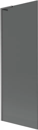 MEXEN/S - Next L vaňová zástena FIX 70 x 150, grafit, grafit kartáčovaná 895-070-000-03-40-66