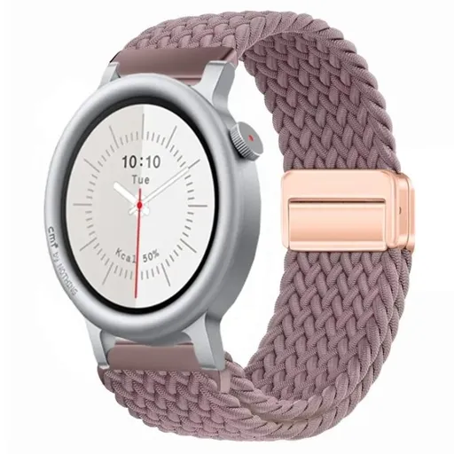 BRAIDED Nylonový remienok pre CMF Watch 3 Pro SMOKY PURPLE