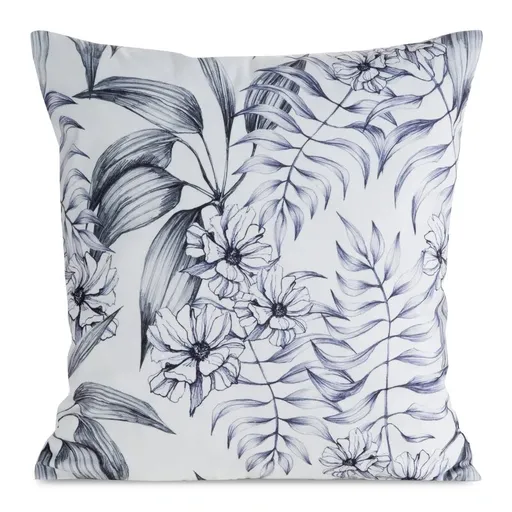 ArtFir Obliečka na vankúš MINK 30 | biela/čierna 45 x 45 cm