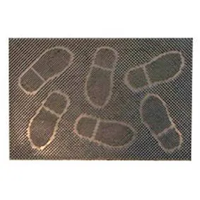 TORO ROHOŽKA GUMA S HROTMI 40 × 60 CM GUMA ČIERNA (380044)