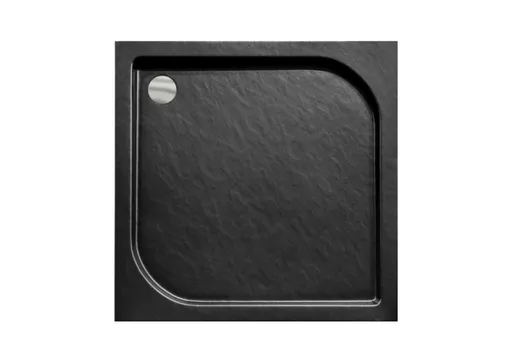 BESCO - OSKAR STONE EFFECT štvorcová sprchová vanička - Rozmer A - 80 cm, Rozmer B - 80 cm, Rozmer C - 16 cm OLBVANACOSK80S