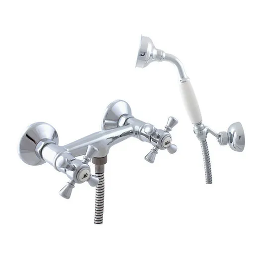 Sprchová batéria RAV Slezák MORAVA so sprchovacím setom 100 mm chróm MK380.0/2