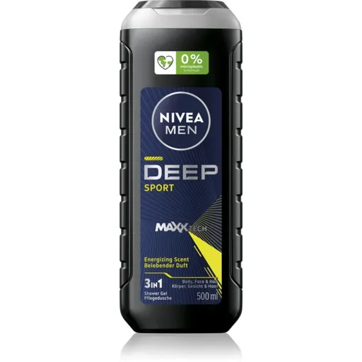 NIVEA MEN Deep Sport energizujúci sprchový gél pre mužov 500 ml