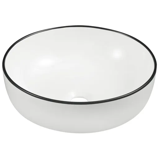 KERRA - Umývadlo na dosku KR-98 WH/BL 5907548123213