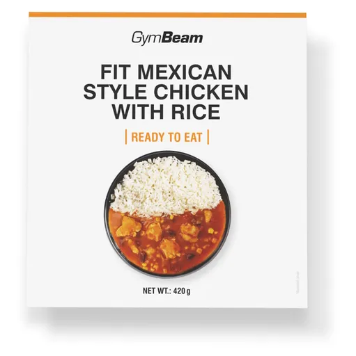 GYMBEAM Fit kuracie s ryžou na mexický spôsob ready to eat 420 g