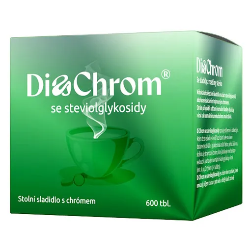 DI CHROMSe steviolglykozidy stolné sladidlo 600 tabliet