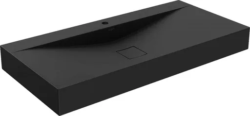 MEXEN - Poli umývadlo na dosku liaty mramor 1/O 100 x 48, čierna 23021071