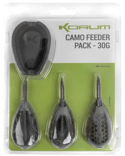 Korum sada krmítok camo feeder pack 30 g