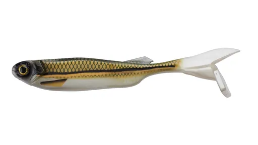 Berkley gumová nástraha powerbait at minnow gold shad 25 cm 106 g
