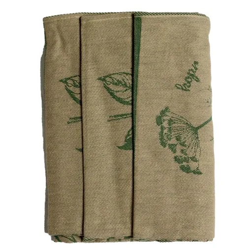 Polášek Utierka Egypt s motívom – 3 ks - č. 109 | Zelená / béžová