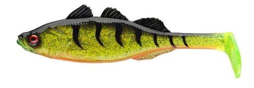 Daiwa gumová nástraha prorex live perch ghost firetiger - 7,5 cm 4 g