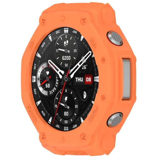 TPU HALF COVER Kryt pre Amazfit T-Rex 3 oranžový