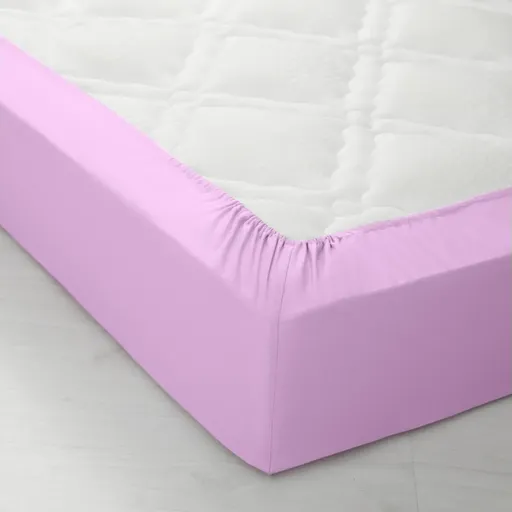 Jednofarebná napínacia plachta, flanel, hĺbka rohov 32 cm