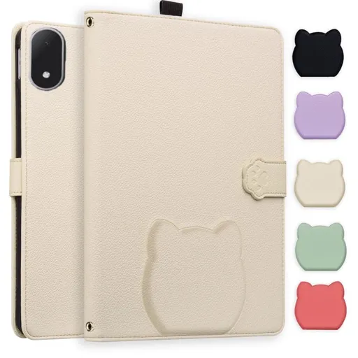 CAT FLIP Zaklápacie puzdro pre OnePlus Pad 3 APRICOT WHITE