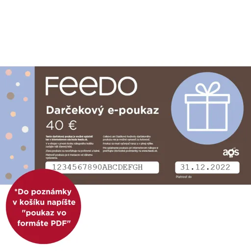 Darčekový poukaz 40 € pre eshop