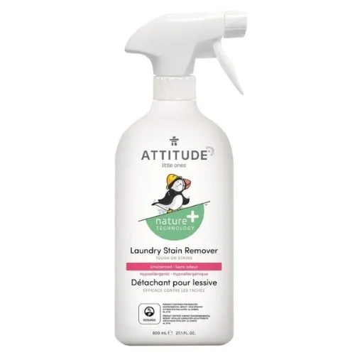 Odstraňovač škvŕn na detskú bielizeň s rozprašovačom Attitude 800 ml
