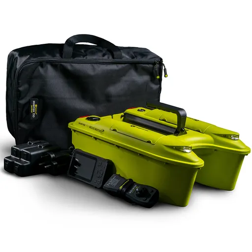Ridgemonkey zavážacia loďka hunter 750 bait boat hi-viz echo edition