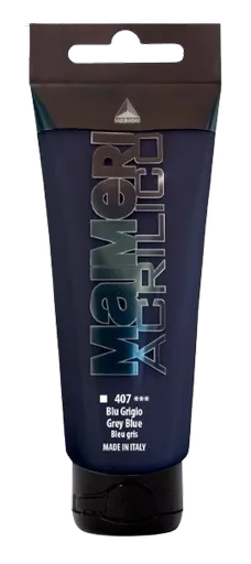 MAIMERI ACRILICO - Akrylové farby 407 - grey blue, 0,2 L