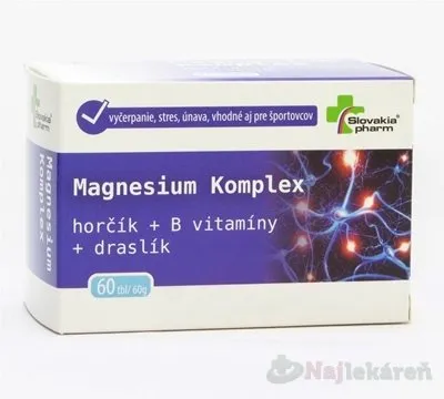 Slovakiapharm Magnesium Komplex, 60 ks