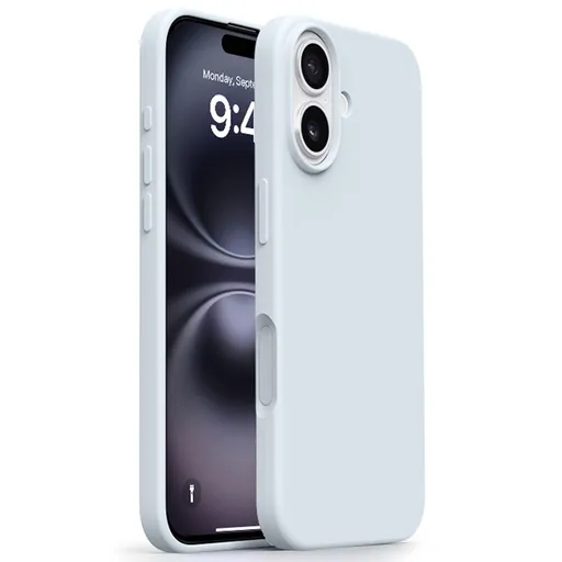 RUBBER MAGSAFE Silikónový kryt pre Apple iPhone 17 svetlomodrý