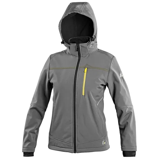 Canis (CXS) Dámska softshellová bunda CXS STRETCH - Šedá | 3XL