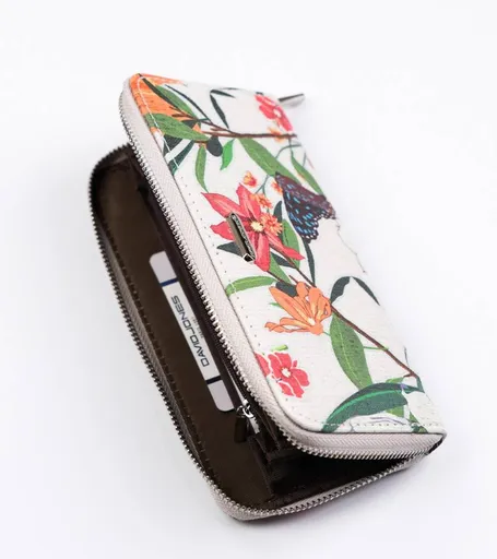 Veľká dámska peňaženka-peračník z ekologickej kože - David Jones