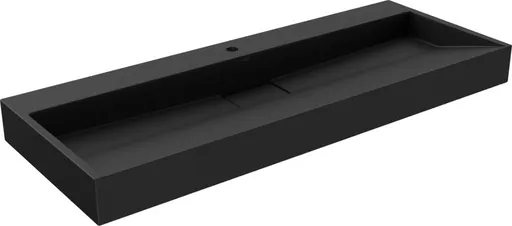 MEXEN - Ava umývadlo na dosku liaty mramor 1/O 120 x 46, čierna 23011271