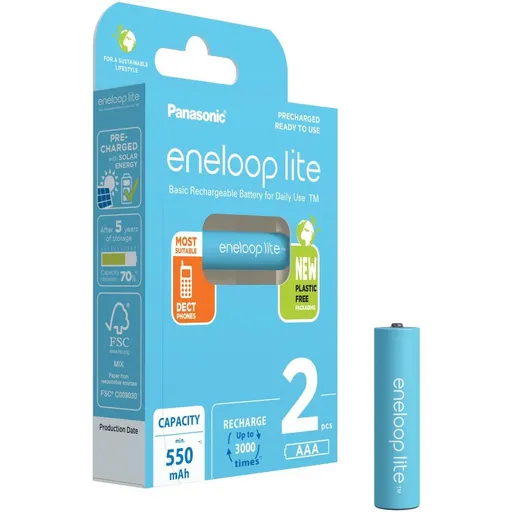 PANASONIC HR03 AAA 4LCCE/2BE ENELOOP LITE N (blister 2ks)