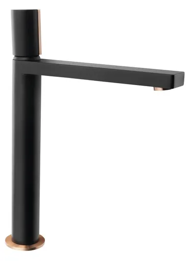 SAPHO - KAISA stojánkova umývadlová batéria, vysoká, 235, čierna/meď mat ZT091