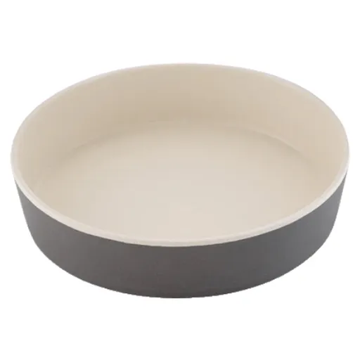 BECOBOWL Bambusová miska pre mačku coastal grey 1 ks
