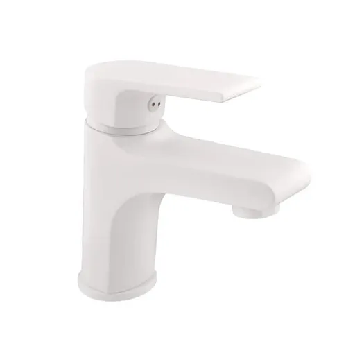 RAV SLEZÁK Colorado umývadlová batéria bez výpuste biela matná CO126.0BMAT