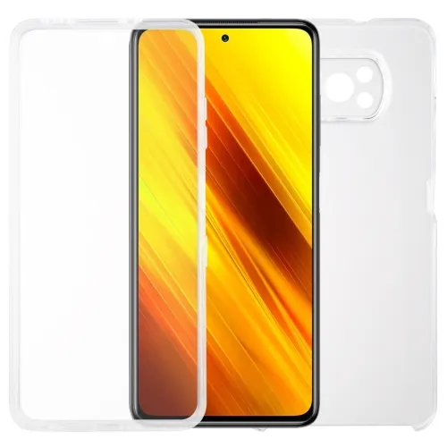 Ochranný obojstranný obal Xiaomi Poco X3 NFC / X3 Pro priehľadný