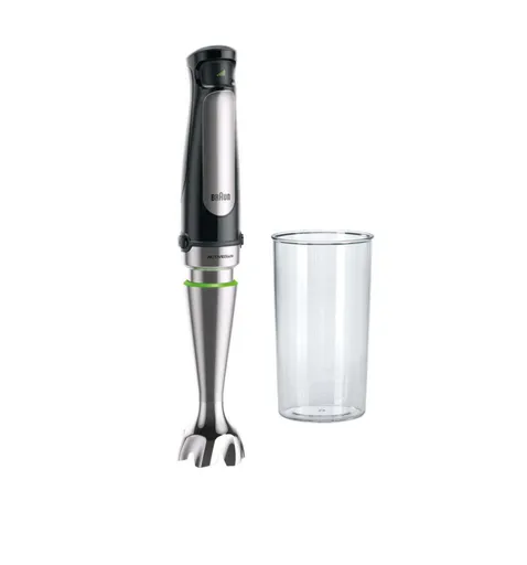 Braun MQ7000X tyčový mixér, 1000 W, drvenie ľadu, 2 nože, mixovacia nádoba