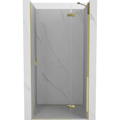 MEXEN/S - Mist-H sprchové dvere krídlové pravé 70, transparent, zlatá 8A5-070-000-50-00-P