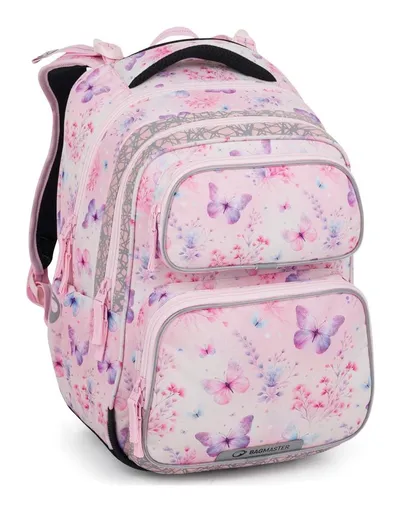 Školská taška Bagmaster DOPI 25 A Butterflies