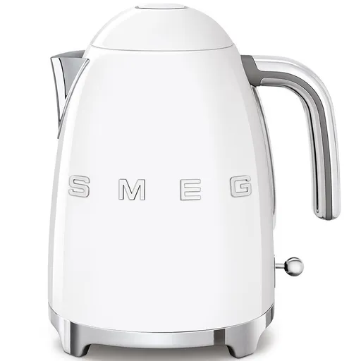 Smeg KLF03WHEU, rýchlovarná kanvica, 1, 7 l, (7 šálok), 2400 W, štýl 50. rokov, biela