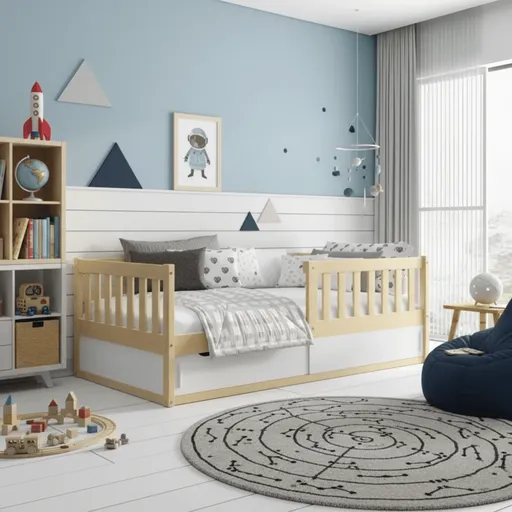 BMS Detská posteľ SMART | 80 x 160 cm Farba: Borovica