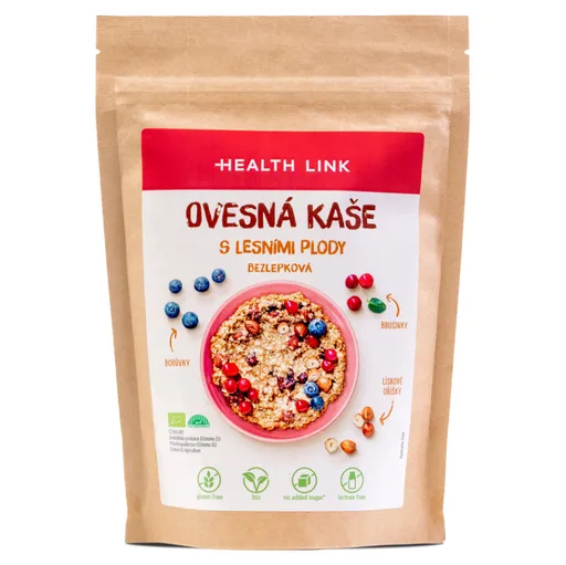 HEALTH LINK Ovsená kaša s lesnými plodmi BIO 300 g