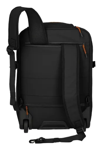 Cestovný batoh na kolieskach Travelite Briize Backpack L Trolley Black