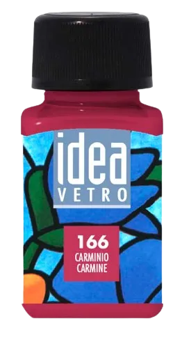 MAIMERI IDEA VETRO - Farby na sklo 166 - carmine 60 ml