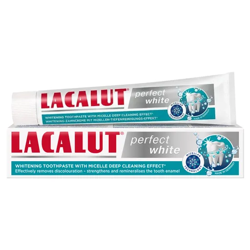 LACALUT Perfect White micelárna zubná pasta 75 ml