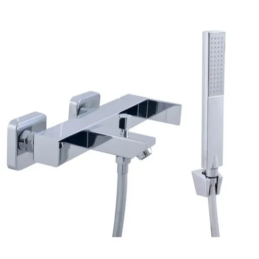 Vaňová batéria RAV Slezák LOIRA so sprchovacím setom 150 mm chróm LR554.5/1