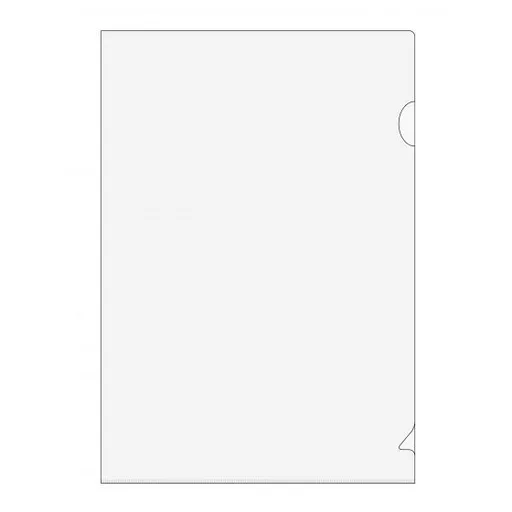 Obal A4 "L" PVC 120mic číry 100ks