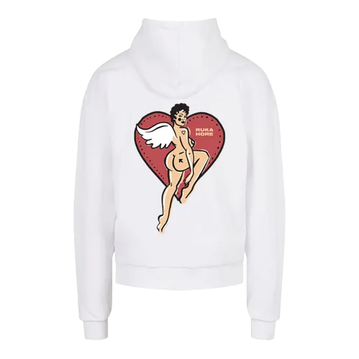 Ruka Hore mikina Amor Biela S