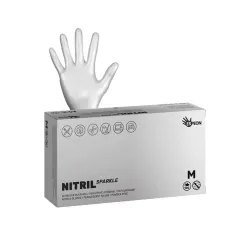 Espeon Nitril nepudrované strieborné 100 ks M