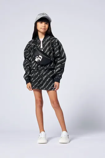 Detská bavlnená bunda Karl Lagerfeld