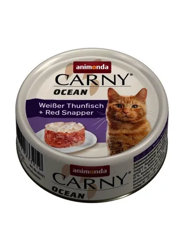 Konz.CARNY OCEAN 80g - tuniak + chnapal cervený